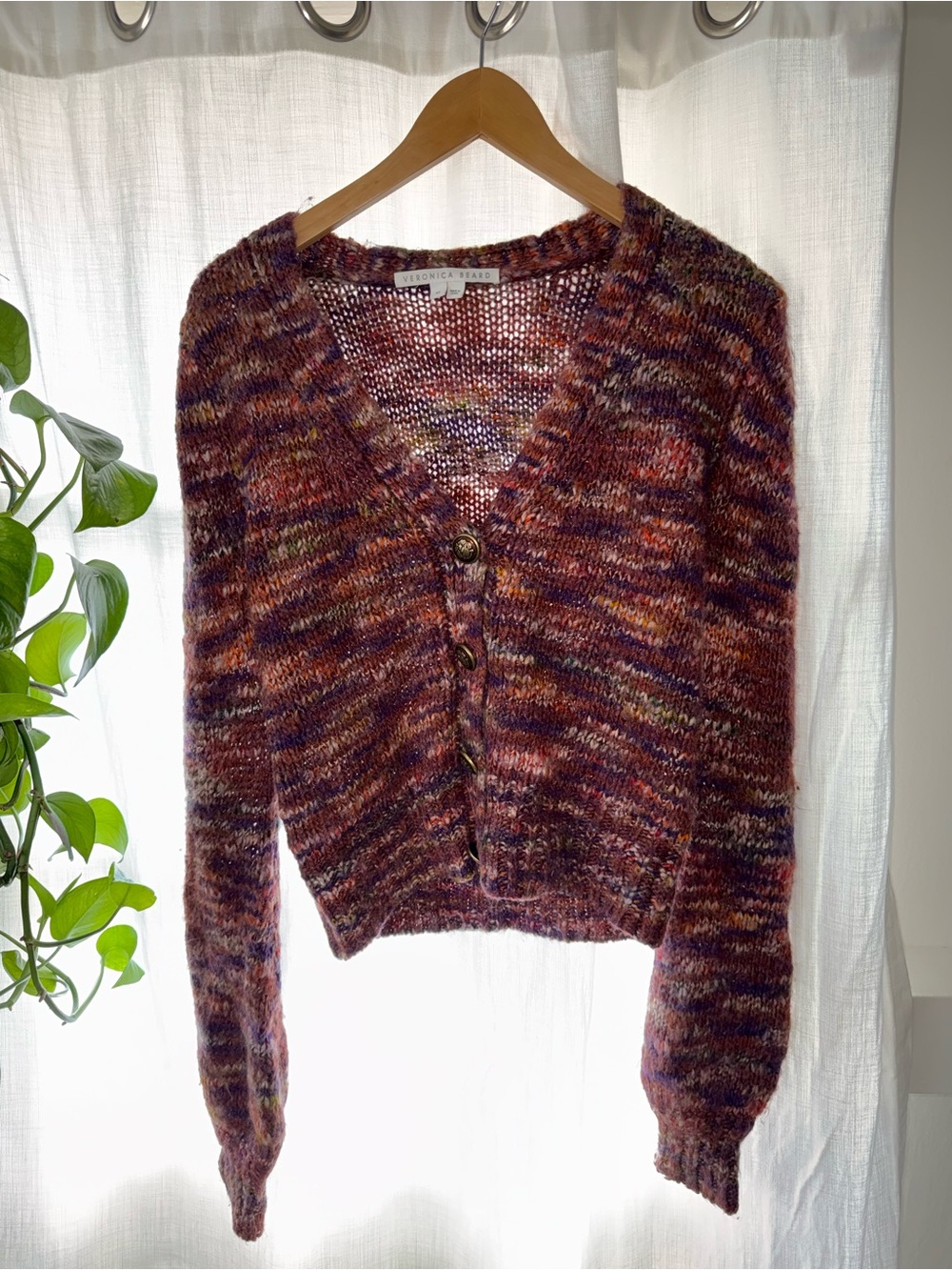 Veronica Beard V-Neck Button Cardigan Sweater XS - Women